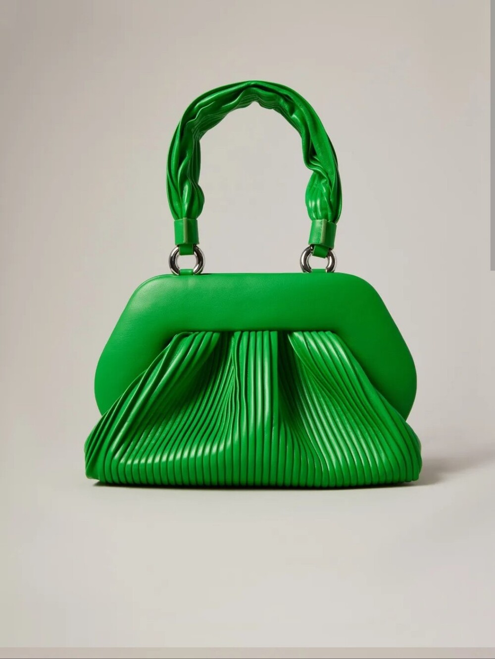 THEMOIRè Tia Plissa Bag Made In Italy MSRP $495
